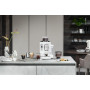 De'Longhi Rivelia EXAM440.35.W Machine à café automatique avec buse mousseur à lait interchangeable 8 boissons café en appuyant 