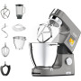 Kenwood Titanium Chef Patissier XL KWL90.034SI, Robot Patissier Balance Intégrée, Batteur K, Pétrin, Fouet, Batteur Souple, Deux