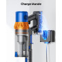 SunSare Aspirateur Balai sans Fil, 600W/50KPA/65Mins Aspirateur sans Fil Puissant avec Pliable Adaptateur, Tuyau 1M, Parfumé, Ch