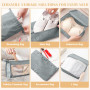 YAMAIDUO Organisateur Valise, Lot de 9 Rangement Valise, Imperméables Packing Cubes Résistant à la Déchirure, Pochette Voyage po