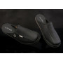 ESTRO Chaussons Homme Pantoufles Hommes - Mules Hommes Cuir Laine Pantoufles Homme Cuir Semelle Inoubliable RUST
