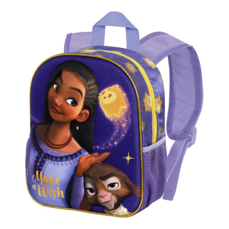 Sac à Dos 3D Disney Asha et la Bonne Étoile - Lilas