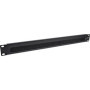 Plaque de Passage de Câble 19" InLine avec Brosse - Noir 1U