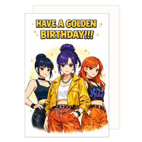 Carte d'Anniversaire K-Pop avec Enveloppe - Edition Seidel