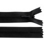 Fermeture Éclair Invisible 20 cm en Polyester Noir - 2x Cyclingcolors