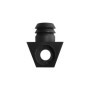 Lot de 20 Taquets en Plastique Noir pour Étagères - 11mm