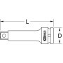 Rallonge à Choc KS Tools 3/4" - Longueur 100 mm