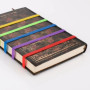 Lot de 12 bandes élastiques colorées en silicone pour bureau et loisirs