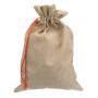 Sachets Cadeaux de Noël Idena - 4 Pochettes en Tissu avec Motif Festif
