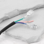 ECSiNG Lot de 2 Connecteurs 3 Broches pour Prise Auxiliaire 12V - Compatible BMW S1000RR
