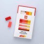 Gomme LEGO Multicolore en Forme de Brique - Lot de 8