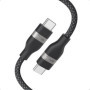Câble USB-C Anker 240W Tressé Upcyclé - Charge Rapide pour iPhone et MacBook (0,9m, Noir)