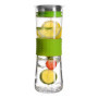 Carafe en Verre GRÄWE avec Manchon en Silicone Vert - 1 Litre