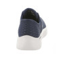 Skechers GO Walk Flex Grand Entry - Chaussures à Enfiler Femme en Textile Bleu Marine