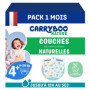 Couches Écologiques Taille 4+ Carryboo - Ultra Absorbantes et Douces pour Peaux Sensibles