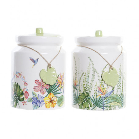 Boîte DKD Home Decor Jardin Multicouleur Tropical Dolomite (1 L) (2 Unités) 39,99 €