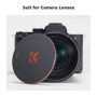 Bouchon Magnétique K&F CONCEPT 95mm en Métal pour Objectifs Photo