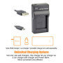 DSTE NB-11L Lot de 2 Batteries Li-Ion et Chargeur Micro USB pour Canon PowerShot