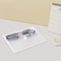 Lot de 50 pochettes A6 transparentes avec fermeture Velcro - PUCSIQ
