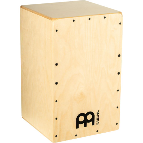 Cajon Meinl Percussion Snarecraft - Grand Cajon en Bouleau Naturel avec 2 Cordes