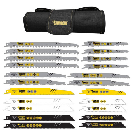 Lames de Scie Sabre SabreCut - Ensemble Mixte pour Bois et Métal