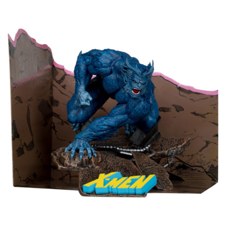 Figurine de Collection McFarlane Marvel Beast - Scène Épique X-Men