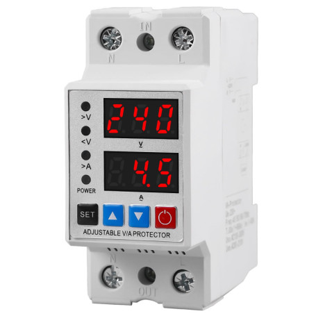 Stabilisateur de Tension Automatique Aicharynic 63A - Protection Surtension et Sous-tension