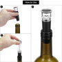 Décanteur à Vin QWORK avec Aérateur et Bec Verseur Sans Goutte