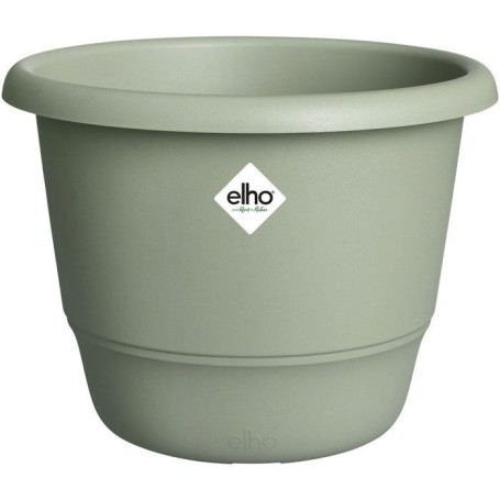 Pot de Fleur Rond Elho Amiga 55L - Vert pour Extérieur