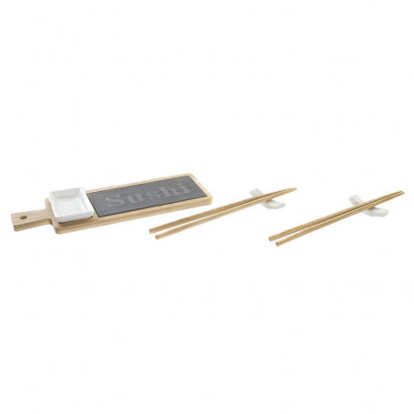 Set de sushi DKD Home Decor Naturel Ardoise Bambou (28 x 9 x 2 cm) 18,99 €