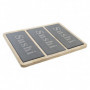 Set de sushi DKD Home Decor Naturel Noir Ardoise Bambou (25 x 19 x 3 cm) 26,99 €