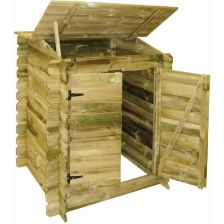 Coffre de Rangement en Bois UBBINK pour Filtration de Piscine
