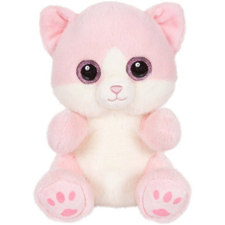 Peluche Chat PINKY Cutydoos Rose Poudré - 23 cm