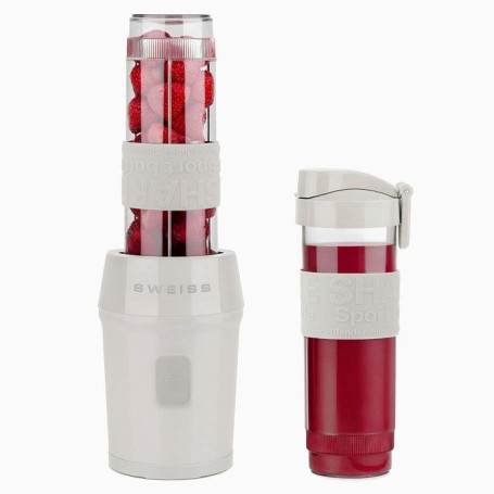 Mini-blender SWEISS MOOV8 300 W avec 2 gourdes - Beige