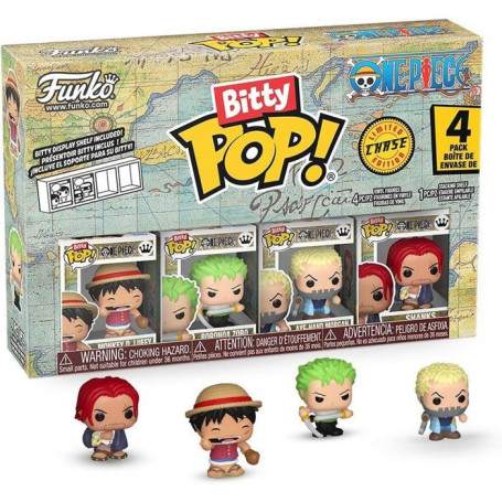 Pack de Mini Figurines Funko Bitty POP! One Piece - Luffy et Compagnons