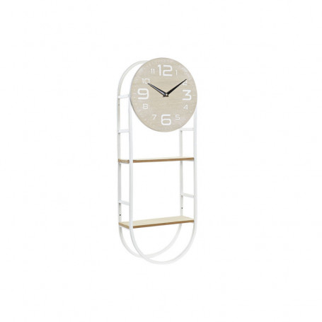 Horloge Murale DKD Home Decor Naturel Métal MDF Blanc (25,5 x 11,5 x 71 cm) 103,99 €