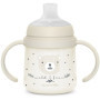 Biberon avec anses SUAVINEX NIGHT&DAY WILD&FREE 150 ml - Gris