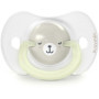 Lot de 2 sucettes symétriques Night&Day - SUAVINEX - 6 à 18 mois - Gris
