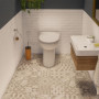 Cuvette WC Compacte avec Broyeur Intégré SANICOMPACT 43 ECO