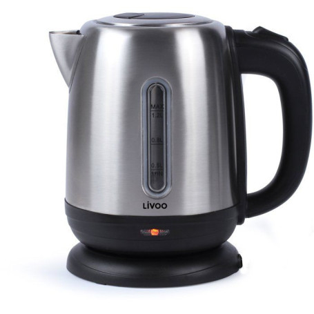 Bouilloire Électrique LIVOO DOD182 - 1,2 L, 1630 W, Socle 360° - Gris