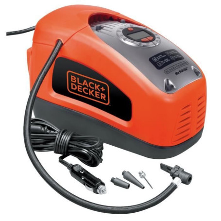 Gonfleur Compresseur Filaire BLACK+DECKER ASI300-QS 11 Bars