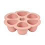 Multiportions en Silicone BEABA - 6 Alvéoles Hermétiques 150 ml - Rose