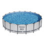 Kit Piscine Tubulaire Ronde Bestway Steel Pro Max Ø5,49m