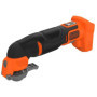 Outil oscillatoire multifonction sans fil BLACK+DECKER 18V avec 18 accessoires