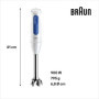 Mixeur Plongeant Braun MultiQuick MQ30001M - 900W - Blanc et Bleu