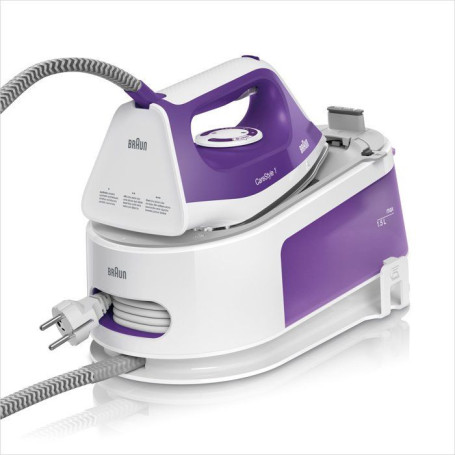Centrale Vapeur Braun CareStyle 1 - 2200W - Violet et Blanc