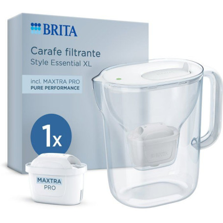 Carafe Filtrante BRITA Style Essential XL - 3,6L avec Filtre MAXTRA PRO