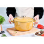 Cocotte en Fonte Émaillée 24 cm - COSY & TRENDY - Idéale pour Ragoûts