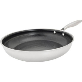 Poêle Anti-adhésive en Acier Inoxydable Ø28 cm - COSY & TRENDY