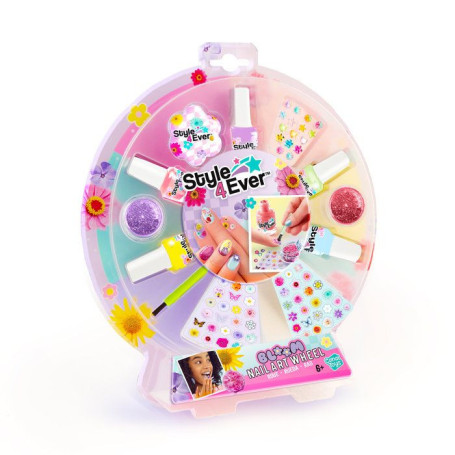 Nail Art Wheel - Kit Manucure Coloré et Tendance